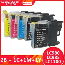 

MMF For Brother LC-985BK To LC-985Y LC-980 Ink DCP-145C,DCP-535CN,MFC-6890CDW,DCP-395CN,MFC-250C,MFC-5890CN,MFC-990CW,MFC-J615W