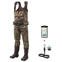 

HISEA Chest Waders Neoprene Duck Hunting Waders for Men with 600G Insulated Boots Waterproof Camo Fishing Wader