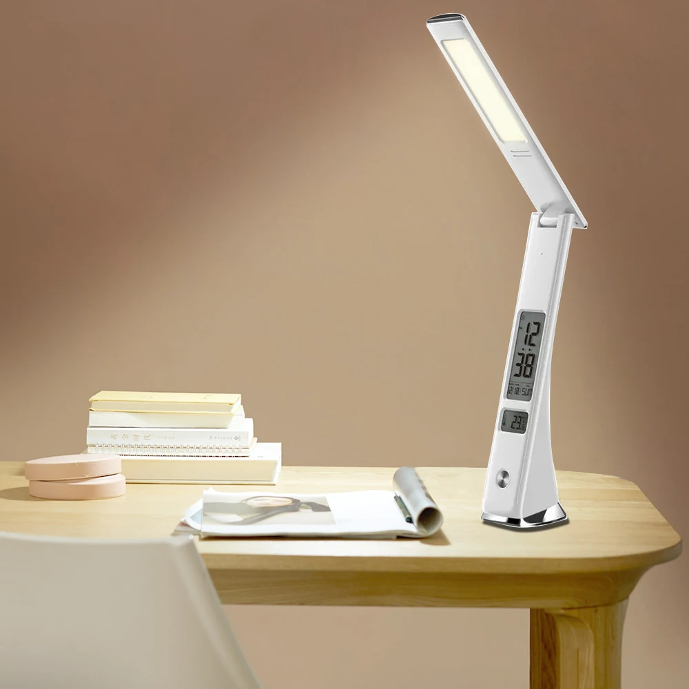 Белый черный современные перезаряжаемые настольные лампы 3 яркости сенсорный