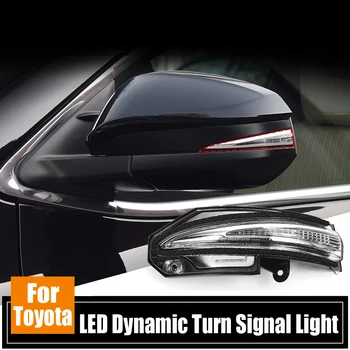 

LED Dynamic Turn Signal Blinker Side Rear-View Mirror Indicator Light For Toyota RAV4 MK4 Highlander Kluger Noah R80 4Runner MK5