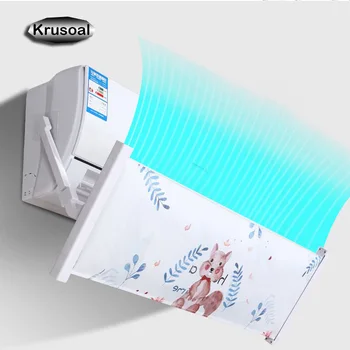 

Adjustable Air Conditioner Cover Windshield home office Air Conditioning Deflector Baffle Shield Wind Guide Anti-wind Shield