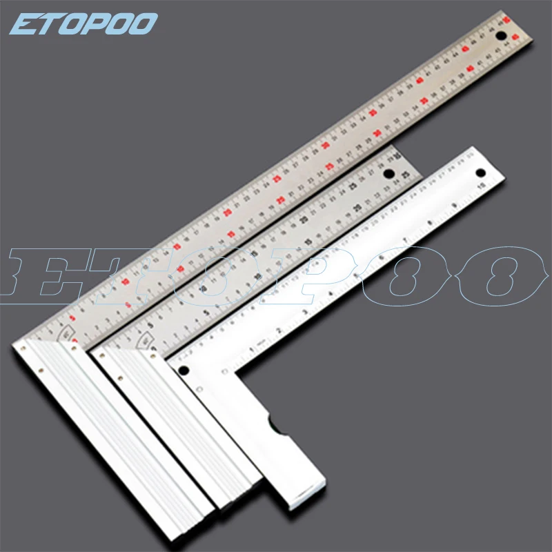 

Woodworking squares Quality is higher than stainless steel square 90 degree angle woodworking ruler with level ruler square