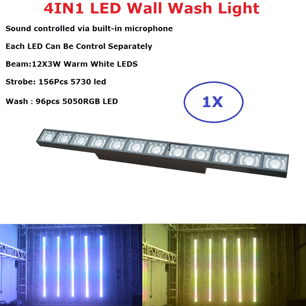 1 предмет; Новинка; звук вечерние светильник par Dj оборудование 12X 3W светодиодный настенный светильник омывающего светильник DMX 512 контроллер светодиодный бар мыть настенный светильник светодиодный мерцающий светильник