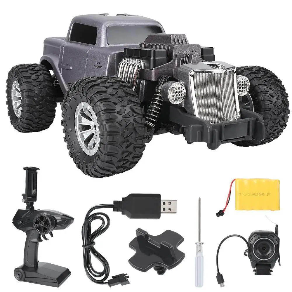 

1:18 4 Channels 2.4Ghz Rc Model Car Remote Control Vehicles Mini Car with WiFi Camera Kids Toy for Children Gifts