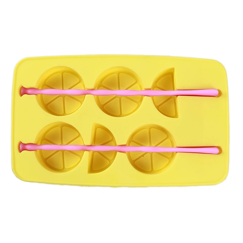 yellow Контейнеры для хранения напитков, формы для дома, кухни, лоток для льда, летняя милая форма, ледяной куб, лоток для льда, форма для кубиков льда - Цвет: yellow