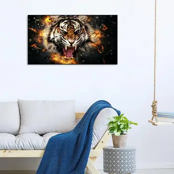 

Animal Cross Stitch Embroidery Rhinestones 5D DIY Full Drill Diamond Painting Home Wall Decor Handmade New Year Gift