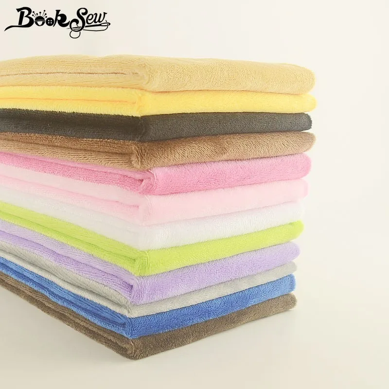 Booksew однотонная плюшевая ткань Velboa Telas 40x5 0 см/шт. фланелевая одежда Tecidos De пэчворк