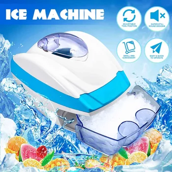 

220V 35W 800ML Electric Ice Crushers/Shavers Full-automatic Ice Chopper Slushies Smoothies Machine High Speed Ice Crushing Tools