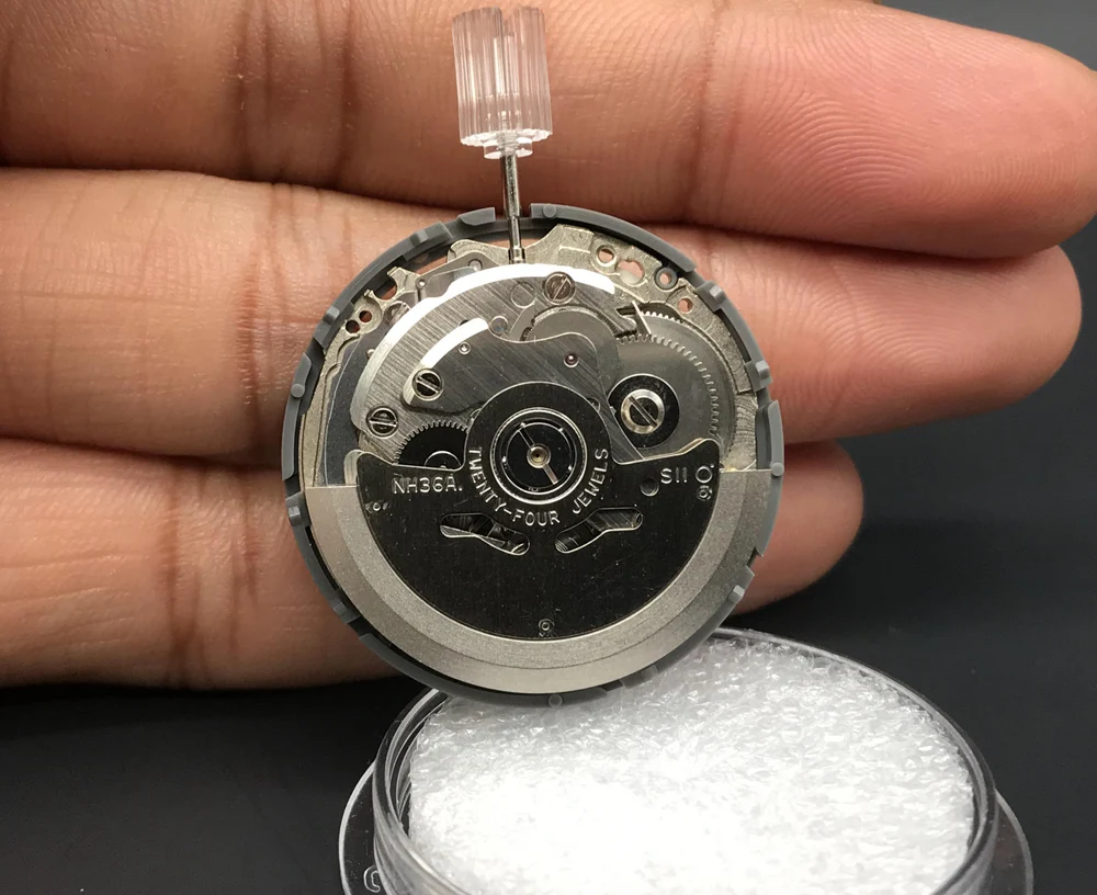 Mechanical watch movement replacement parts Premium Automatic Movement NH36/NH36A Self-winding Mechanical Quick Date/Day Setting 24 Jewels Japan Watch Replacements 3H/3.8H mechanical watch mechanical movement watch movement replacement parts