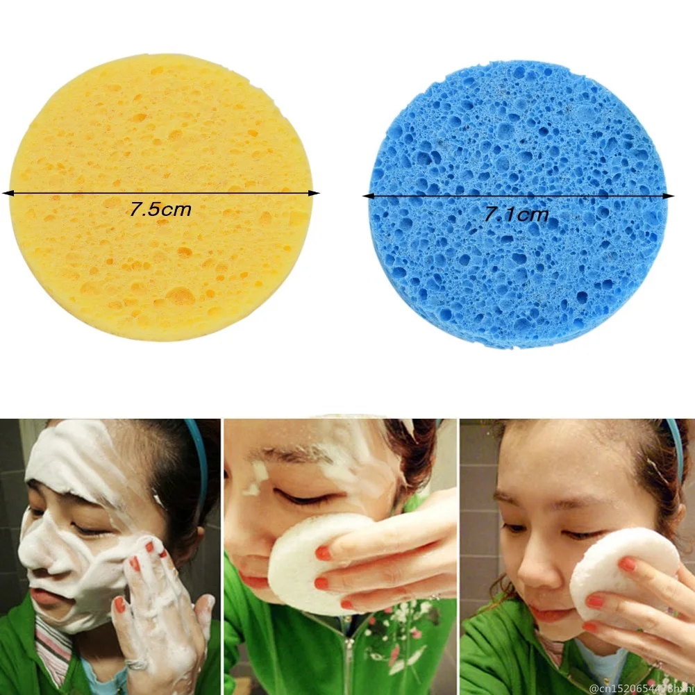 

Disposable Wood Pulp Soft Makeup Remover Sponge Face Compressed Makeup Remover Deep Cleaning Face Cleaning Makeup Tools TSLM1