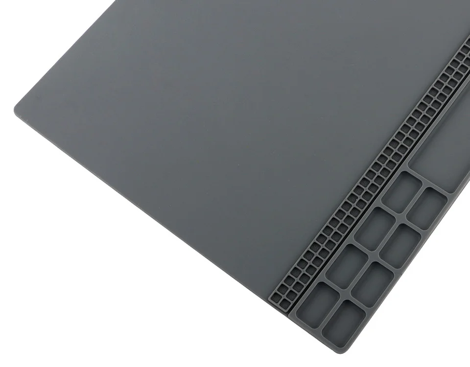 Soft Silicone Work Pad Heat Resistant Insulation Desk Hot Air Gun Station Mat Mobile Phone BGA PCB Soldering Repair Tool