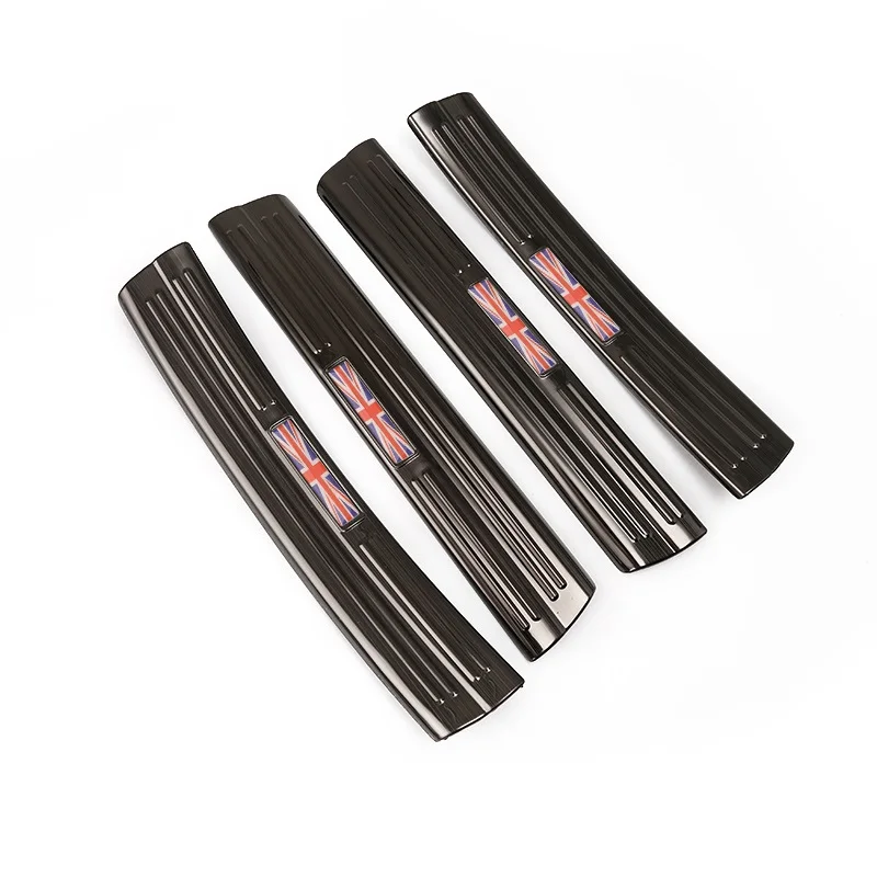 4 шт. нержавеющая сталь автомобильный порог протектор педаль добро пожаловать