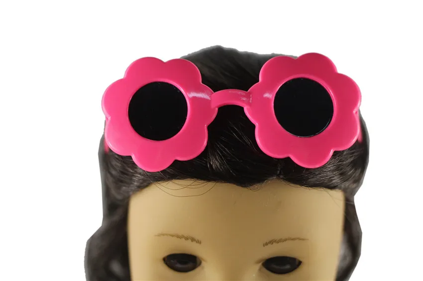 A Lot of Pairs of Different Colors and Styles of Optional Glasses for 18'' American Doll X80 12