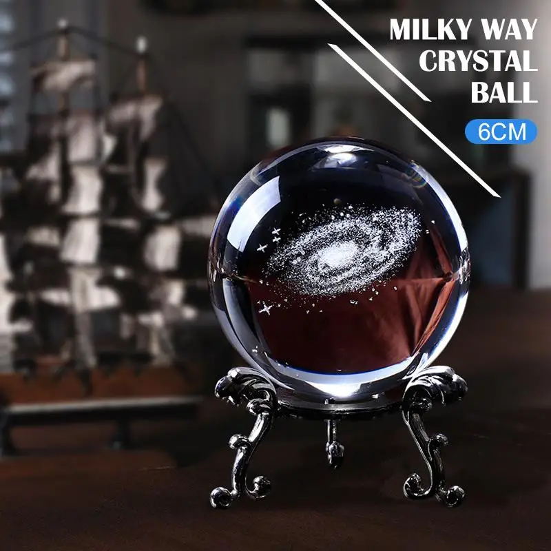 Хрустальный шар лазерной гравировкой модель планет для астрофиле домашний декор