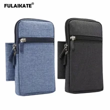 FULAIKATE 6," односетчатая джинсовая универсальная сумка для samsung Galaxy A70 S10 Plus альпинистская поясная сумка для iPhone Xs Max чехол для телефона