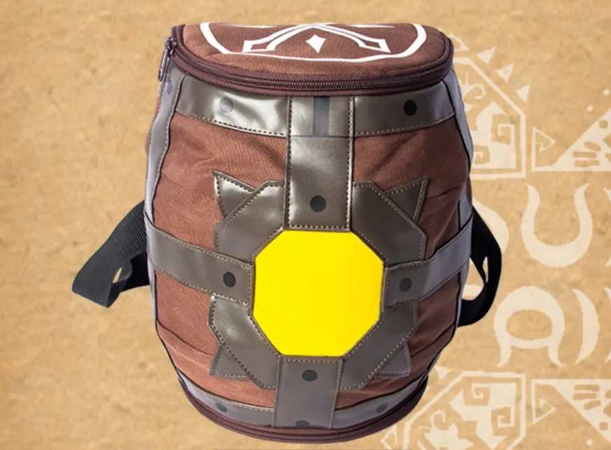 

japan style monster hunter messenger bag ELO cat Multi purpose bag Comic and Animation derivative product barrel bag