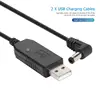 2pcs 1m USB Charging Cables 5V to 10V for BaoFeng UV-5R UV-82 UV-8D BF-9700 UV-6R Radio Desktop Battery Charger ► Photo 2/6