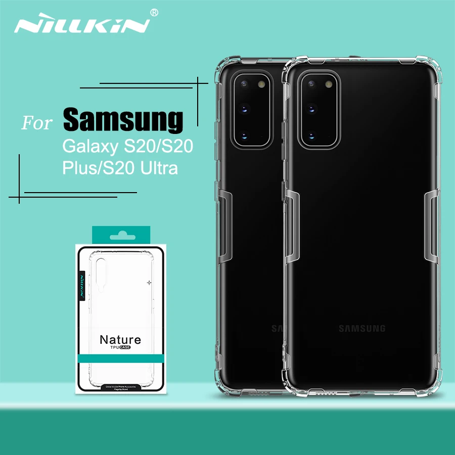 For Samsung Galaxy S20 case Nillkin Nature Transparent Clear Soft silicon TPU cover for Samsung S20 Ultra/S20 Plus case cover For Samsung Galaxy S20 case Nillkin Nature Transparent Clear Soft silicon TPU cover for Samsung S20 Ultra/S20 Plus case cover