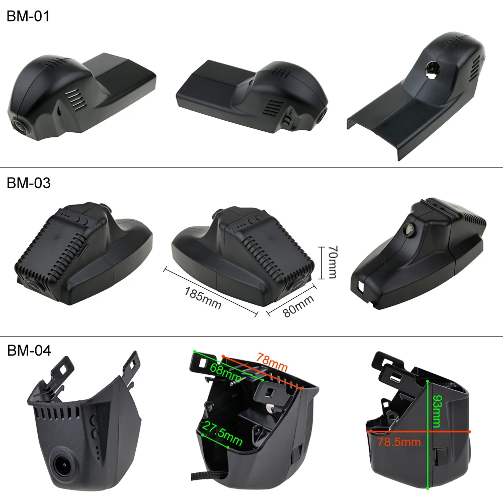 SINOSMART Novatek 96672 Wifi DVR для BMW 3 4 5 7 серии X1 X3 X4 F10 530GT 528 2010 до 2015 управление через