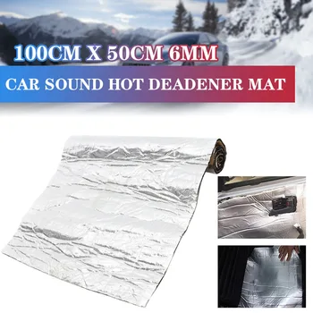 

1Roll 100cmx50cm Car Sound Proofing Deadening Anti-noise Sound Insulation Cotton Heat Closed Cell Foam Interior Accessories