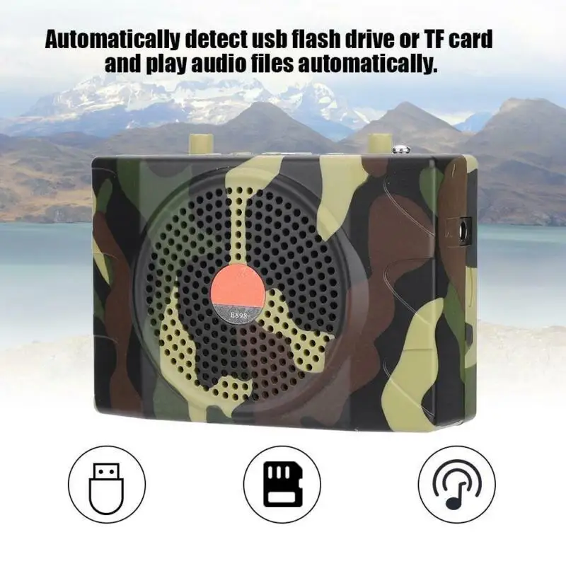 Новые приманки птица звонящий Mp3 динамик пульт дистанционного управления Комплект 38 Вт Портативный охотничий звук звонящий усилитель обучающий звук птица Mp3New