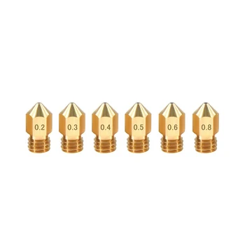 

Mk8 Nozzles Set Replacement Extruder 7Pcs For 3D Printer CR10 0.2/0.3/0.4/0.5/0.6/0.8mm Parts Practical