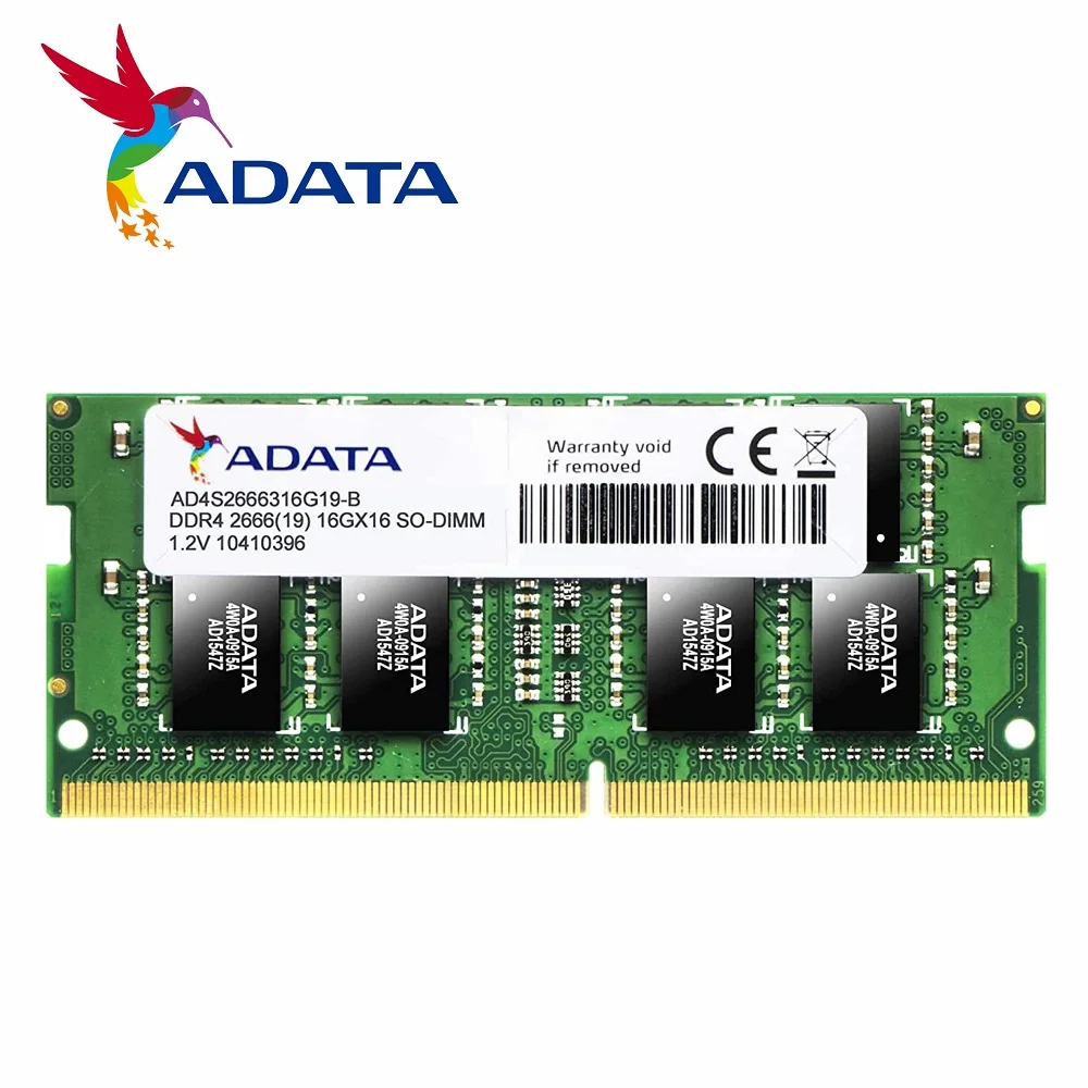 ADATA Premier DDR4 2400 МГц 4 ГБ 8 16 32 SO DIMM лэптоп ноутбук Память RAM Модуль памяти компьютер PC4