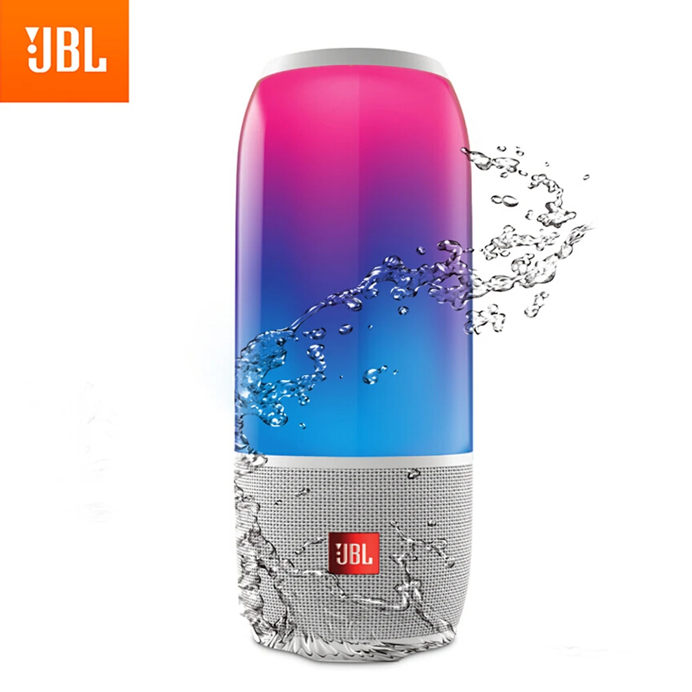 JBL Колонка Pulse 3 IPX7 Водонепроницаемая беспроводная Bluetooth s 360 ° Lightshow портативная