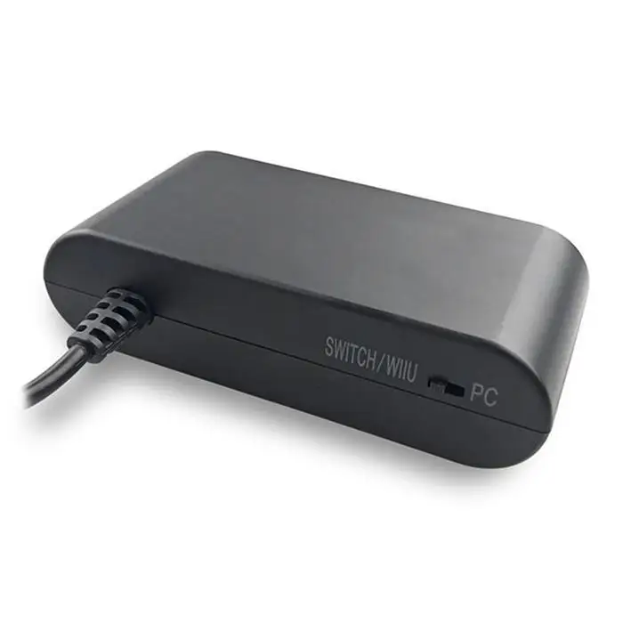 GC для переключения GC на WIIU GC на ПК функциональная конверсионная коробка черный адаптер 156g для хоста, для хоста, для компьютера
