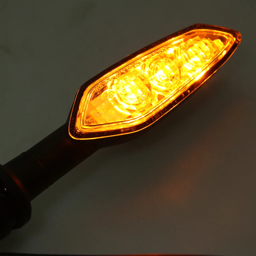 1 Pair 12V LED Amber Turn Signal Light Blinker Indicator for YAMAHA MT-01 MT-25 MT-03 MT-07 Motorcycle Lighting 