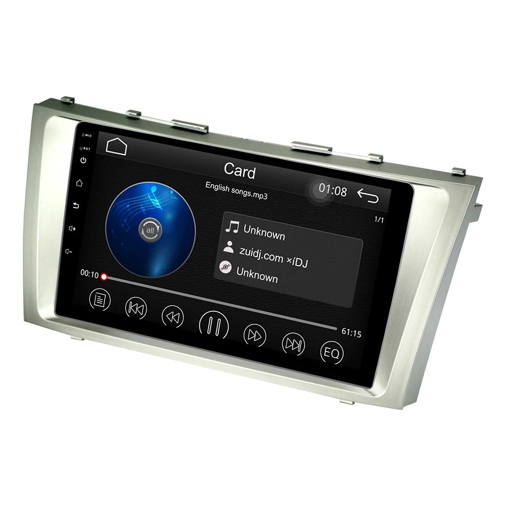9 дюймов Автомобильная Мультимедийная система с carplay android автопроигрыватель для Camry 2008-2011 RDS FM BT 1080P gps навигация головное устройство радио