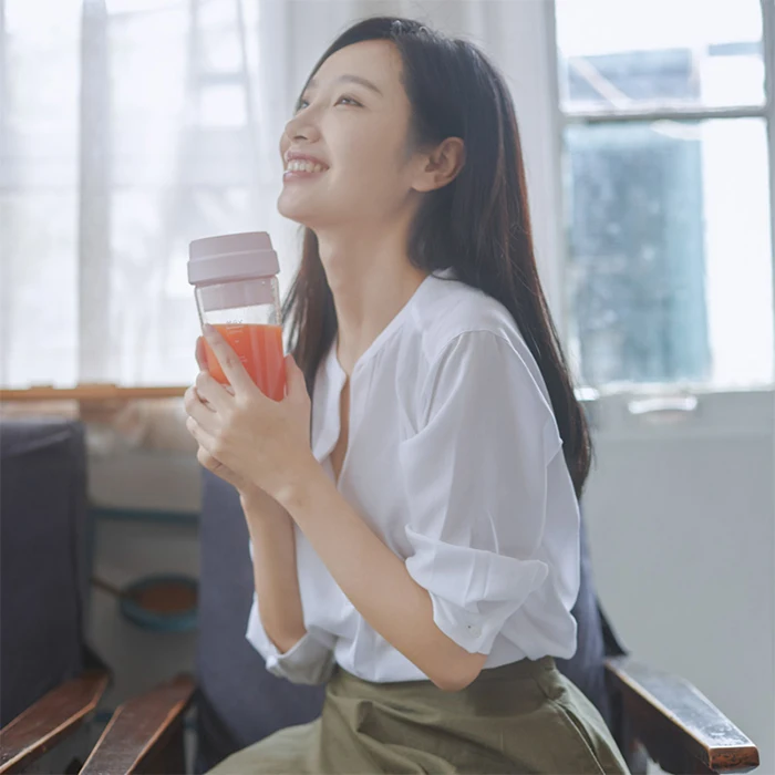 

Sports Bottle 400ml Fruit Cup Household Juicer Portable Electric Fruit Juicer USB Rechargeable Smoothie Maker Blender Machine