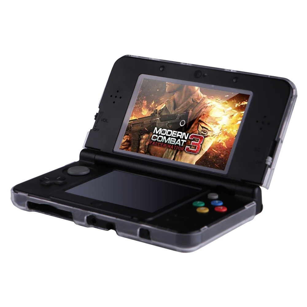 

Crystal Clear Hard Skin Case Cover 2019 Transparent Split Gaming Accessory Case Protection for Nintendo 3DS N3DS Console Shell