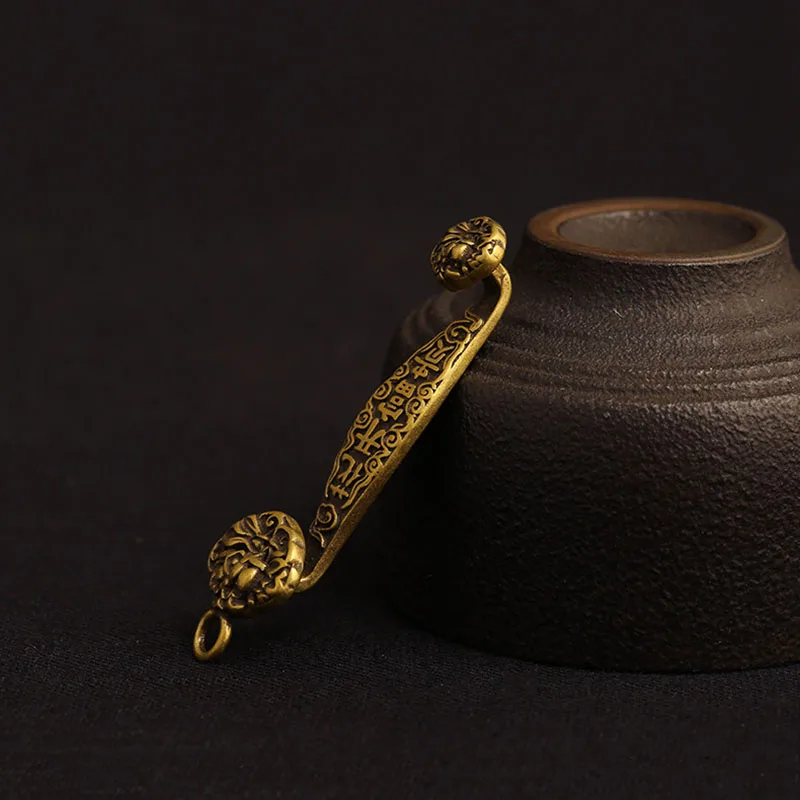 brass ruyi keychain pendants (8)