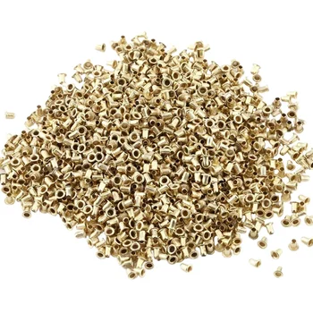 

AYHF-1400Pcs Brass Hole Eyelets Beehive Box Wiring Support Beekeeper Nest Threading Hive