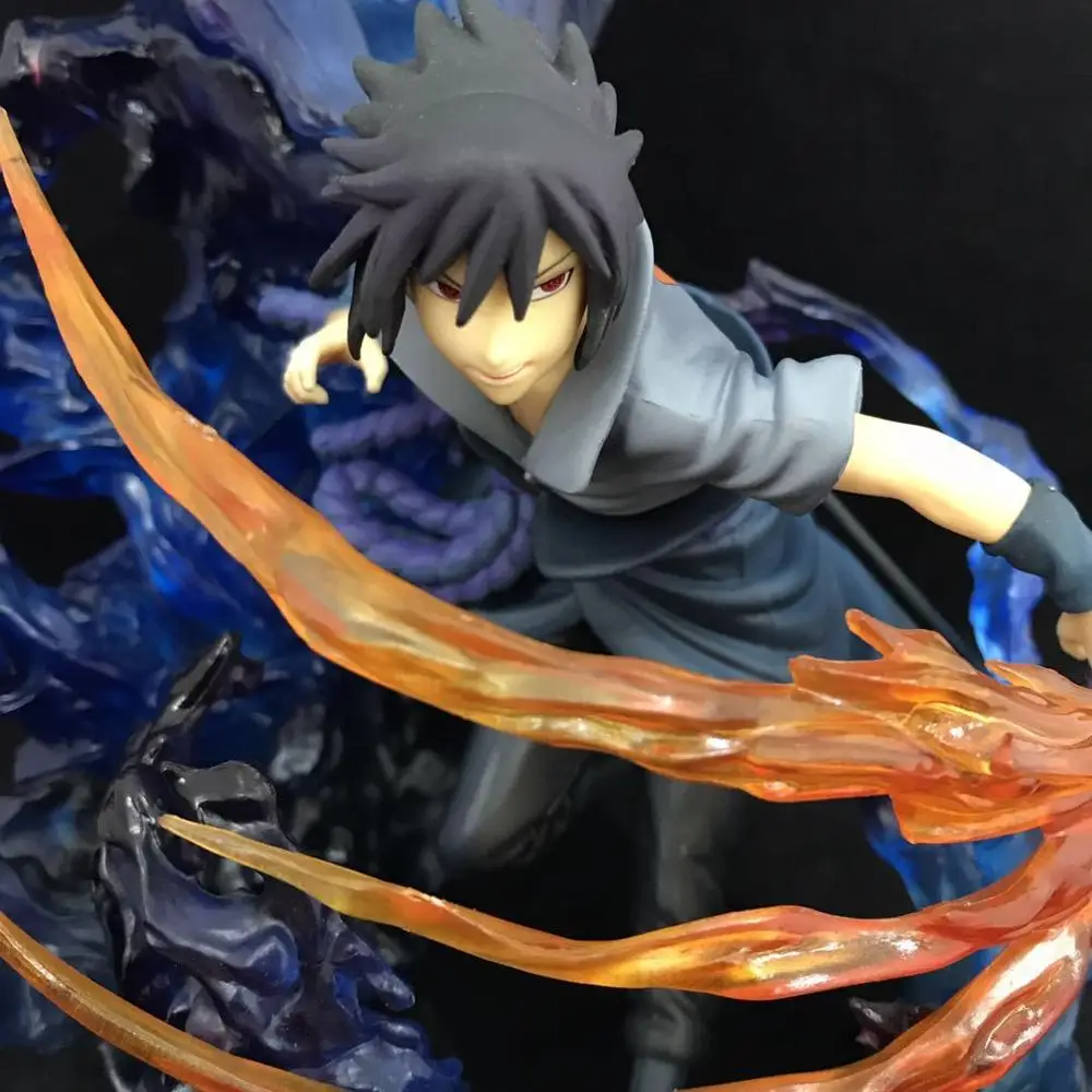 2742 Figurine 215cm Naruto Pvc Dessin Animé Zéro Uchiha Itachi Feu Sasuke Susanoo Relation Modèle Jouet In Figurines Et Miniatures From Maison