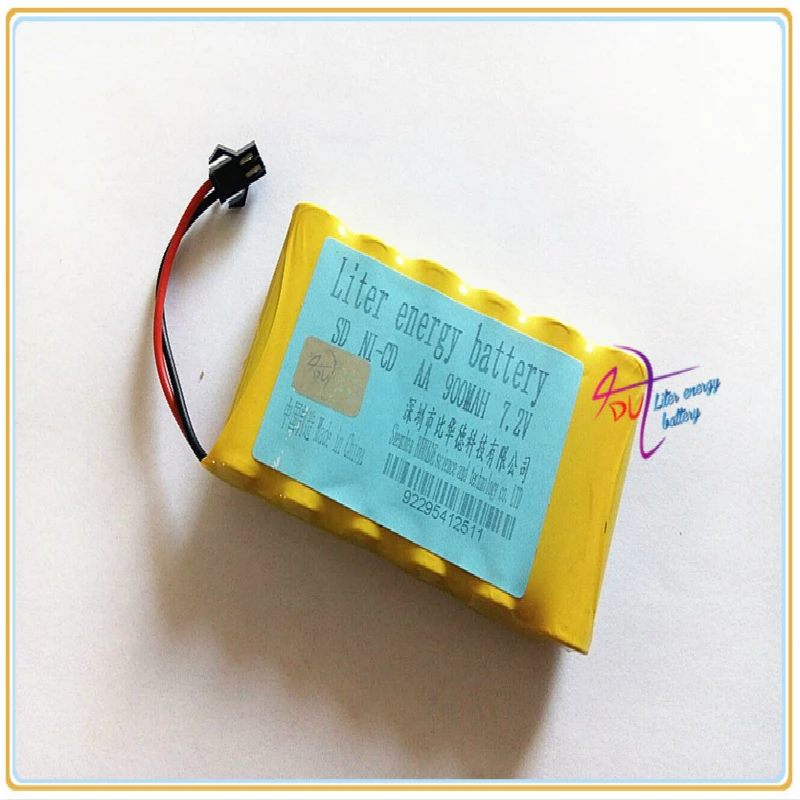 

Liter energy battery Rechargeable 7.2V 900MAH AA*6 Ni-CD Battery for Toys Power Bank