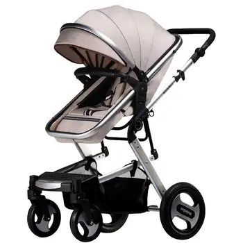 

Kidlove 3 in 1 Baby Stroller Portable Anti-shock Fold-able Stroller High Landscape Baby Stroller Newborn Stroller