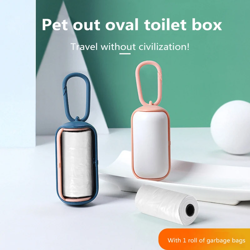 dog waste bin with bag dispenser