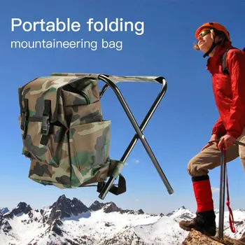 

Camping Stool Folding Fishing Chairs Travel Outdoor Portable Portable Outdoor Backpack Chair Hiking Beach Backpacks