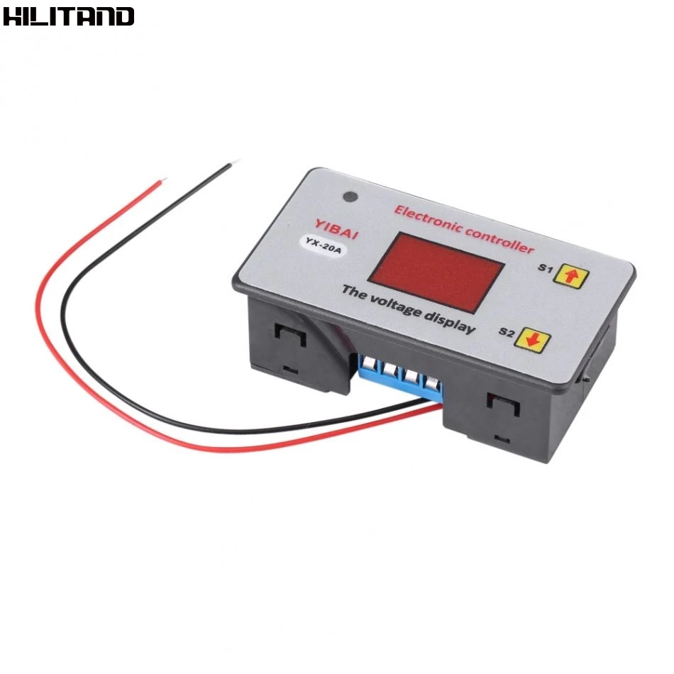 20A 배터리 보호 저전압 컨트롤러 저전압 차단 12V 저장 리튬 배터리 용 자동 제어 스위치Reactive Power Controllers AliExpress