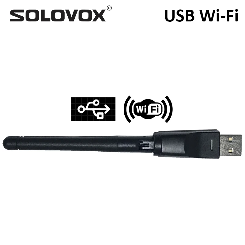 USB WiFi с антенной SOLOVOX для V9S S V6 V8S Series цифровые спутниковые приемники ТВ приставки