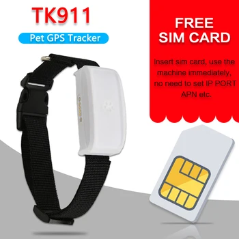 

Mini TKSTAR TK911 WIFI Pet Cat Dog GPS Tracker Waterproof adsorption free web platform APP Real time tracking with Google Map