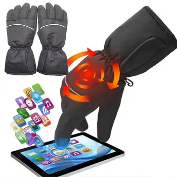 

Electric Gloves USB Electric Heating Finger Gloves Thick Heated Washable Gloves For Outdoor Cycling Ski Camping