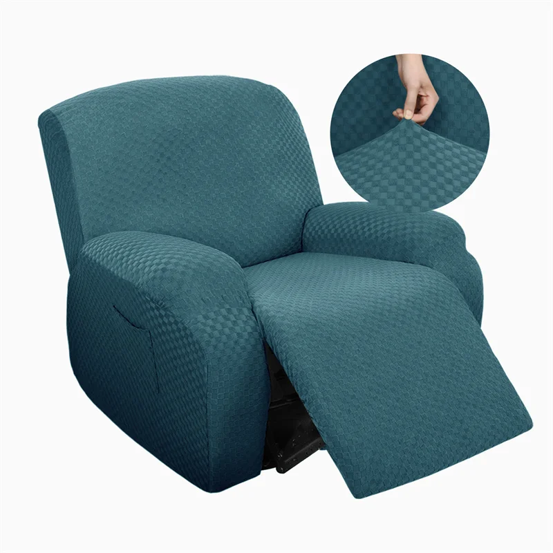 Jacquard Recliner Sofa Cover All-inclusive Massage Deck Chair Covers Spandex Lounge Single Seat Couch Slipcover Armchair | Дом и сад