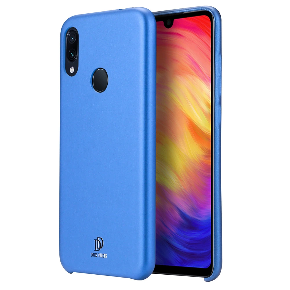 Чехол для Xiaomi Redmi Note 7 из искусственной кожи противоударный чехол телефона с
