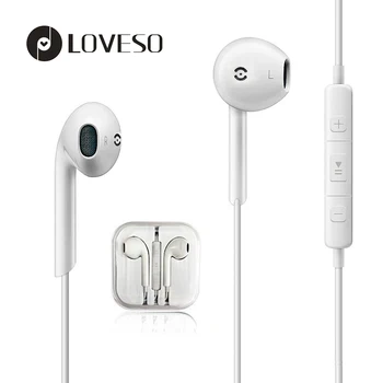 

LOVESO Sports Games Earphones 3.5mm Wire Control In-Ear Music Headsets With Microphone For iPhone 6 LG Xiaomi Huawei Samsung
