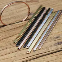 Charms Blank 304 Stainless Steel Cuff Bangle Plain Rod Bracelet Diy Laser Engraving Bracelet Jewelry Making Accessories - Image 2