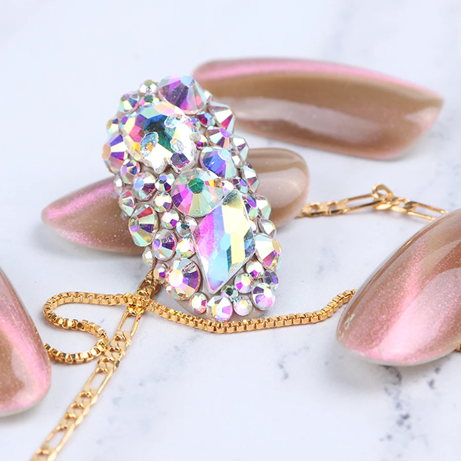 10ml Adhesive Glue Nail Art Gel For Rhinestones Decorations No Wipe Jewelry Strong Gel Top Coat DIY Manicure Accessories LA953 (10)