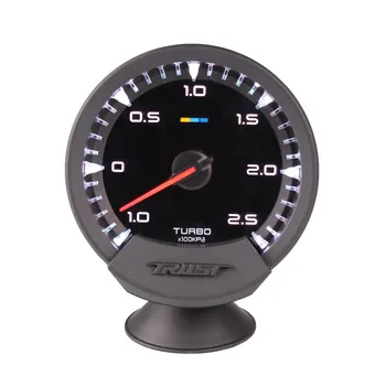 

60MM Gauge Turbo Boost Gauge for Auto Racing Car 7 Colors Changing EGT Boost Gauge Pods Holder Stepper Motor for 12V